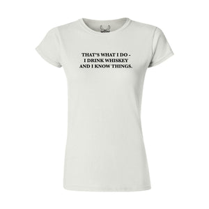 Whiskey Knows - Women's T-Shirt