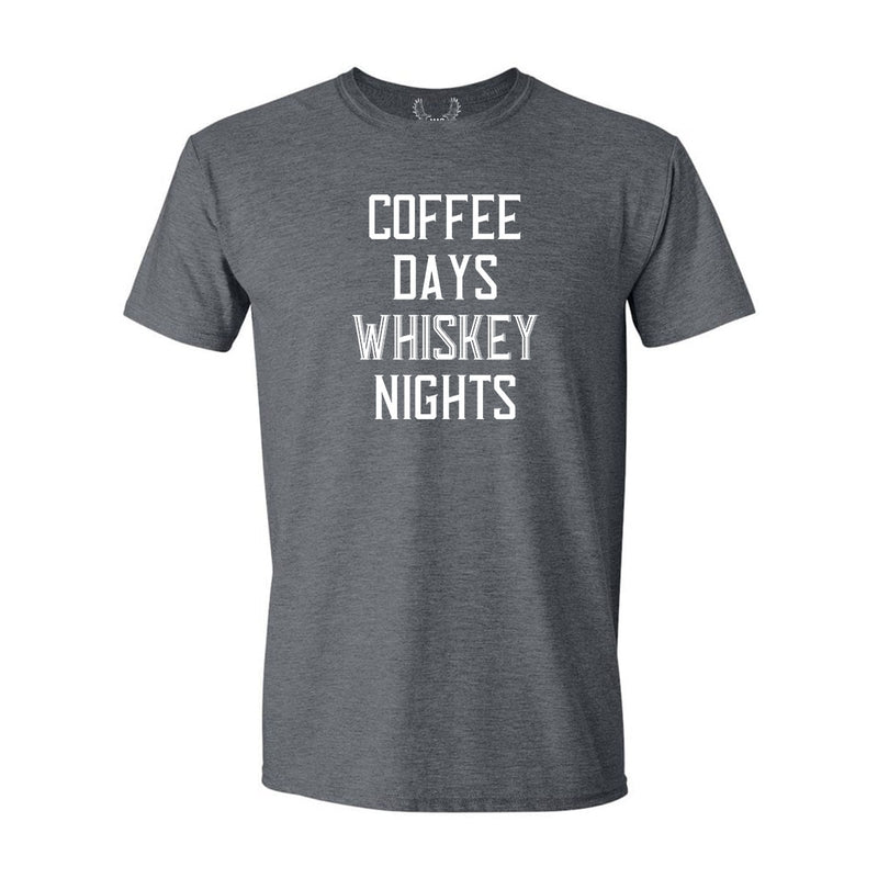 Coffee Days Whiskey Nights - T-Shirt