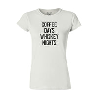 Coffee Days Whiskey Nights - Women's T-Shirt