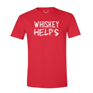 Whiskey Helps - T-Shirt