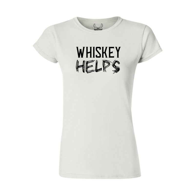 Whiskey Helps - Women's T-Shirt